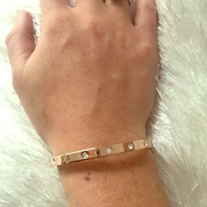 Rose gold Kate Spade bangle
